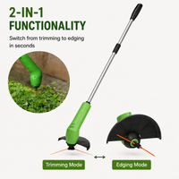 TRIMMASTER - Cordless Mini Grass Trimmer Lightweight Adjustable Cutter