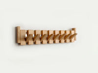 KEYLORA - Piano-Inspired Wooden Coat Rack for Artful Storage