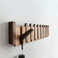 KEYLORA - Piano-Inspired Wooden Coat Rack for Artful Storage