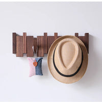 KEYLORA - Piano-Inspired Wooden Coat Rack for Artful Storage