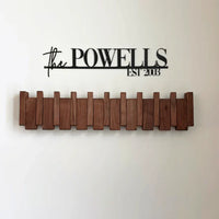 KEYLORA - Piano-Inspired Wooden Coat Rack for Artful Storage