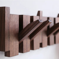 KEYLORA - Piano-Inspired Wooden Coat Rack for Artful Storage